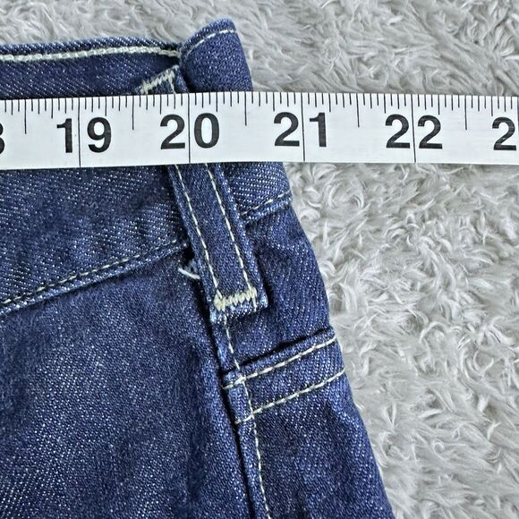 Carhartt Mens Slim Straight Fit Jeans Blue Denim Workwear W42 L30 Rugged Classic - Picture 3 of 10